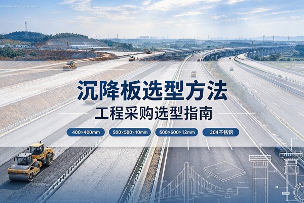 凤庆沉降板选择方法