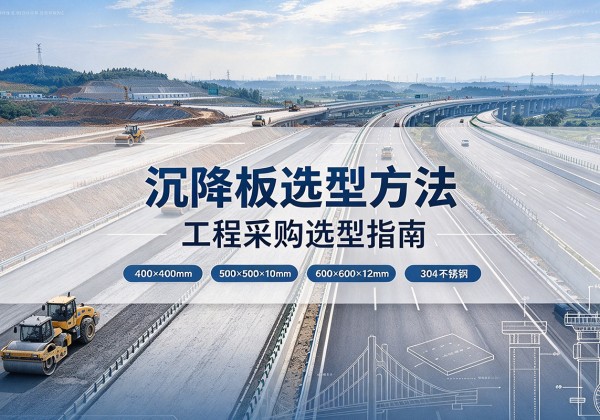 凤庆沉降板选择方法
